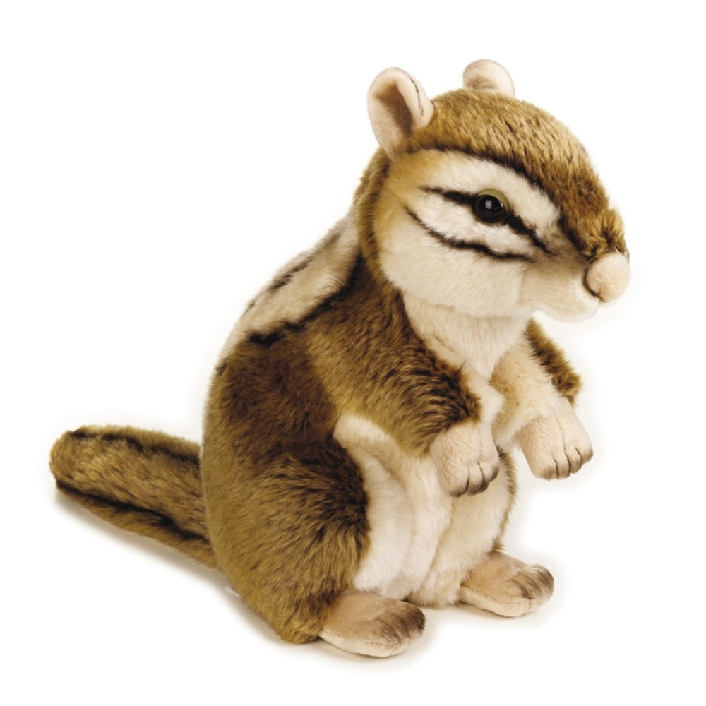 National Geographic Plush Chipmunk Toy - Brown and Cream